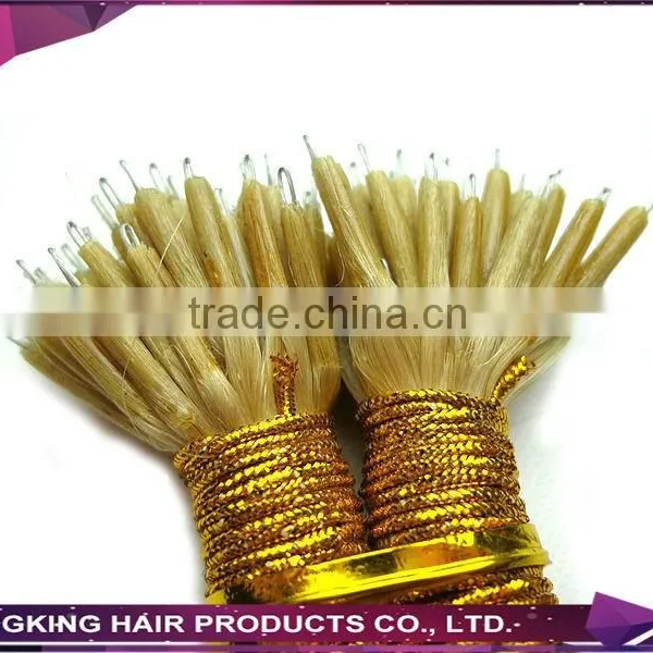 Russian Hair Double Drawn Virgin Hair Nano Ring Hair Extensions photo-2