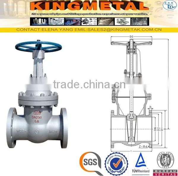 Stainless Steel 2" Inch Gate Valve Dimensions photo-6