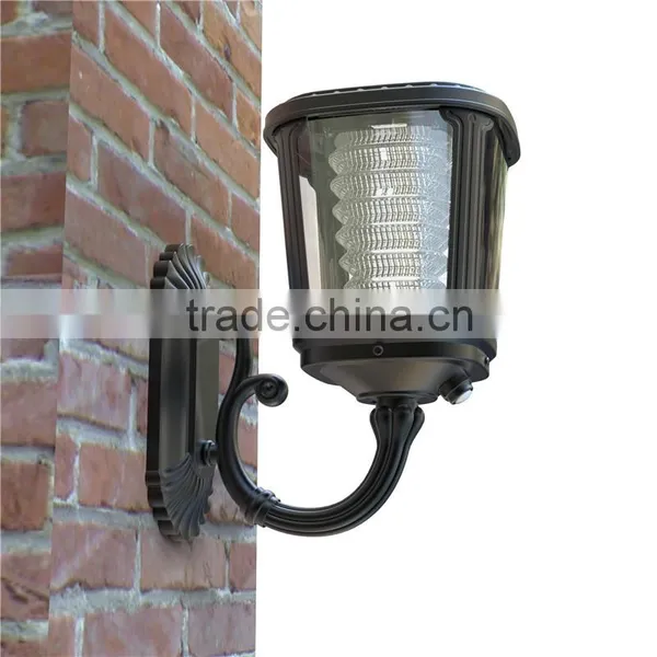 CE Approved Wall Mounted Motion Sensor Led Outdoor Solar Lamp Led Panel Solar Gate Light photo-4