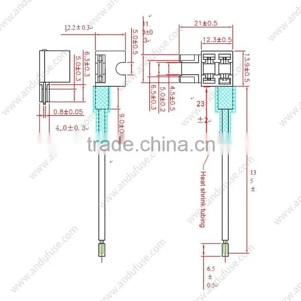 Medium ATM FUSE TAP ADD ON DUAL CIRCUIT ADAPTER AUTO CAR AUTO TERMINALS 20A FUSE photo-5
