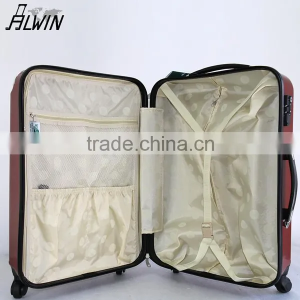 Shinny Vertical Bar ABS+PC Fashion Trolley Luggage photo-5