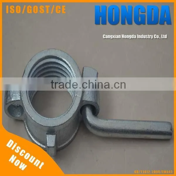 Forged Kad-Screw Nut Galvanized Adjustable Screw Base Jack Nut With Handle photo-4