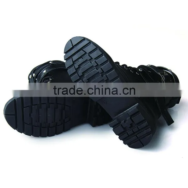 Autumn Winter Women Rivet Boots Ladies Vintage Motorcycle Combat Army Punk Shoes Leather Women Boots photo-4