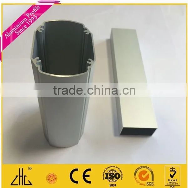 Any Shape Customized 300mm Diameter Aluminium Tube / Aluminum Split Tube photo-4