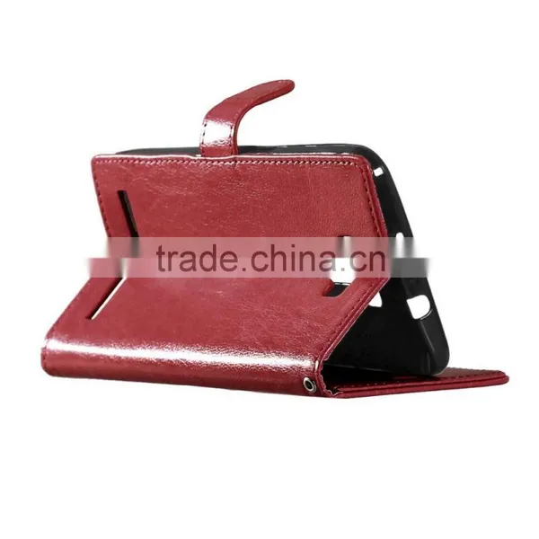 Luxury Wallet Credit Card Book Style Flip Stand Leather Case Back Cover For Asus Zenfone 2 Laser ZE601KL Case 6.0" photo-3