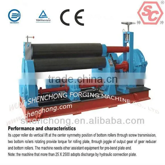 Mechanical Roller Machine Three Rolls