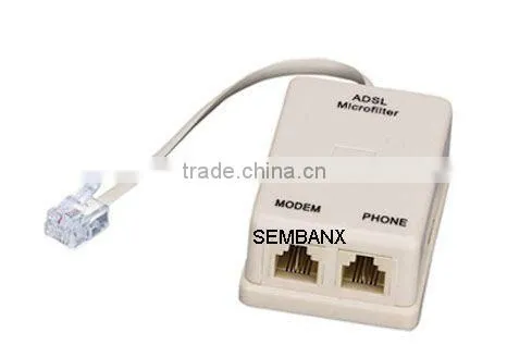 2 port ADSL MODEM splitter surface mount box