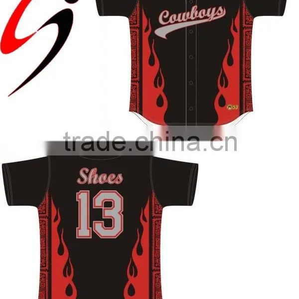 Sublimation Baseball Uniform photo-3