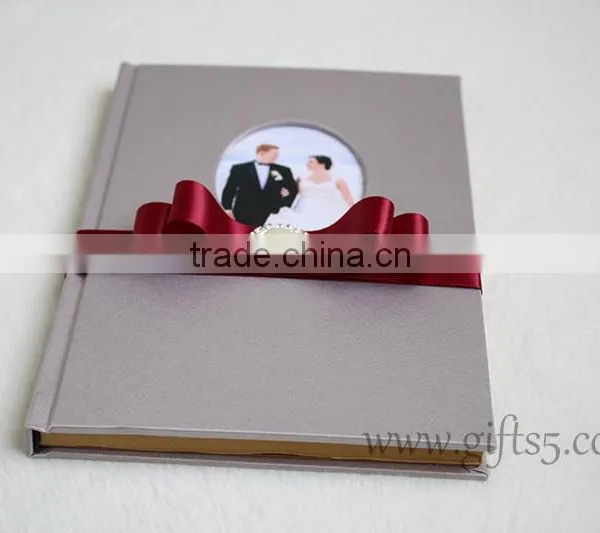 Rustic Wedding Guest Book in Handmade Bridal Book photo-5