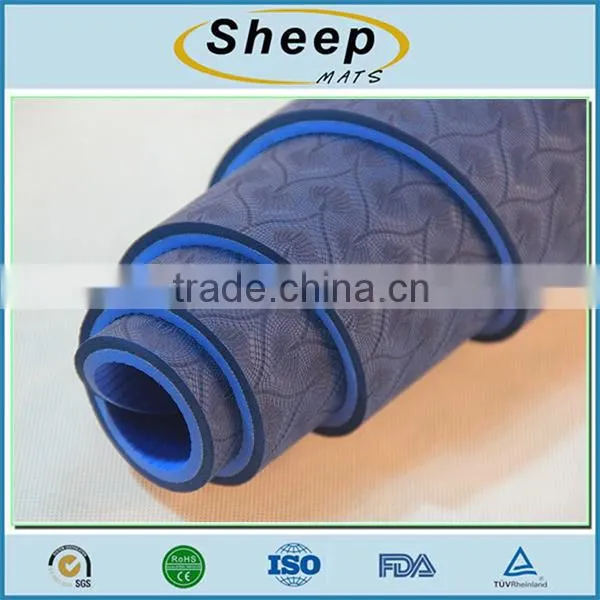 Custom Embroidery Logo Anti Slip Soft Gym Sports Mat Yoga photo-2