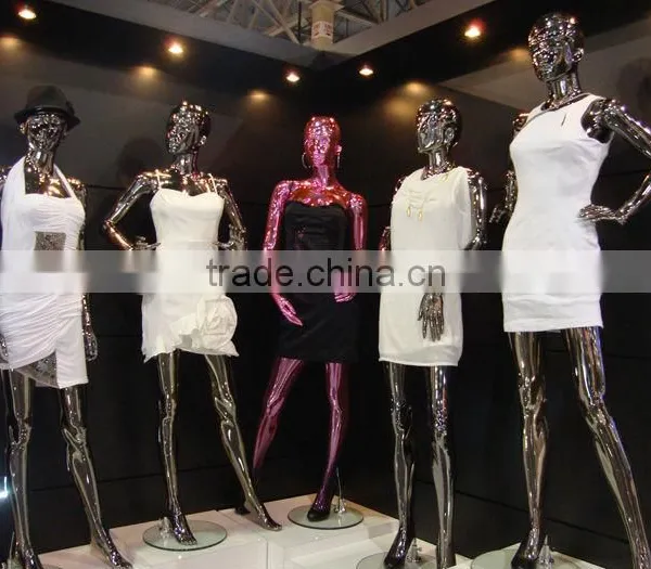 Colourful Chrome Fashion and Sexy Plastic Mannequin on Sale photo-4