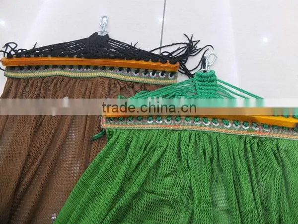 Large Single Hammock With Portable Folding Stand and OEM Mesh Color photo-4