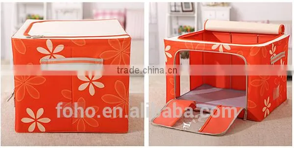 Wholesale Custom High Quality Home Foldable Fabric Storage Box Living Box Storage photo-4