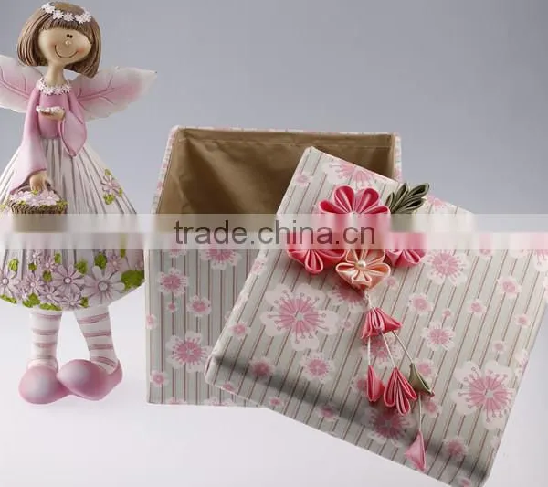 Custom Printing And Design Fashion Foldable Fabric Storage Boxes photo-2