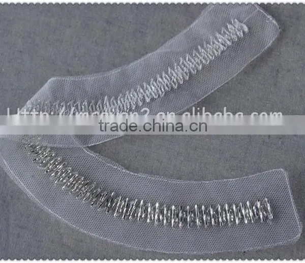 2016 Fahion Handmade Crystal Tube Bead Collars, White Organza Beaded Collar for Garment photo-4