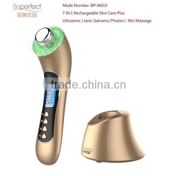 BP-0153 Home Use Ultrasonic Positive Ion Face Beauty Machine Increases Skin Care Product Penetration photo-5
