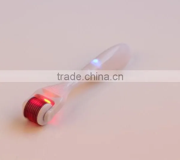 Multi-Color Led Vibration Massage Derma Roller With Replaceable Roller Tip photo-3