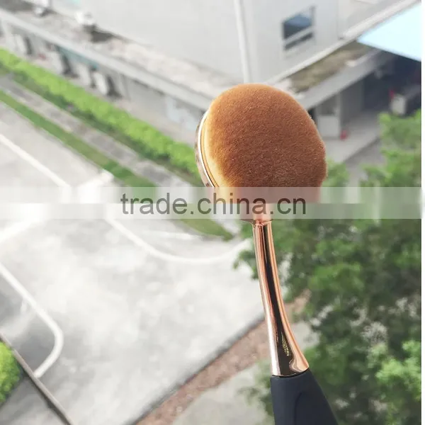 2016 High Quality Make-up Cosmetics Toothbrush Gold Color 10pcs Makeup Brushes photo-6