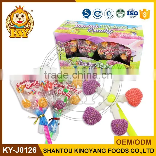 Rotating Windmill Soft Candy Lollipop Candy