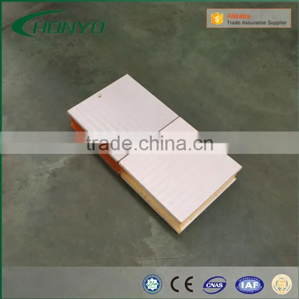 Professional Steel Sheet Fireproof Fire Resistant Modular Cold Room PU Polyurethane Sandwich Panels With CamLock photo-6