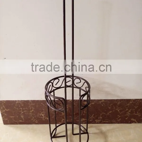 Metal Wire Chrome Paper Roll Stand/Toliet Paper Roll Holder photo-3