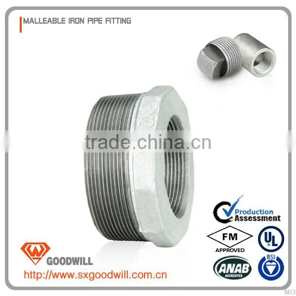 Hot Dipped Galvanized Malleable Iron Pipe Fittings du Bushing photo-3