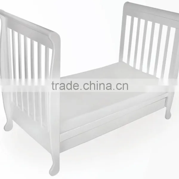 EN716 Certified Multifunctional Solid Wooden Baby Cot Bed photo-4