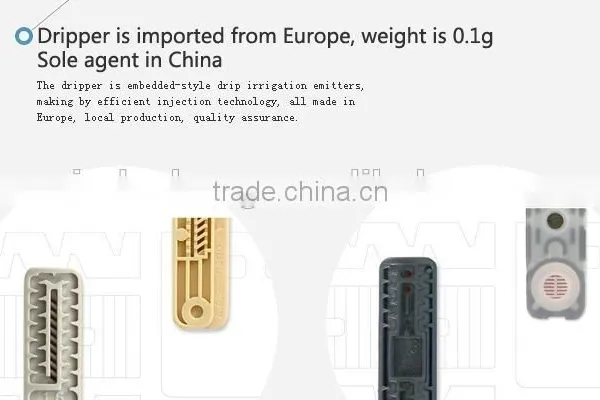 Irrigation Drip Tape Good Quality Europe Technology Nano Flat Dripper/Emitter