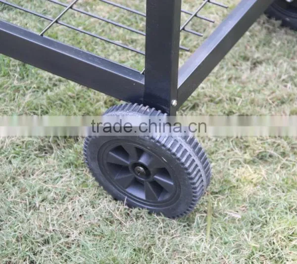 Large Barrel BBQ Grill Trolley photo-5