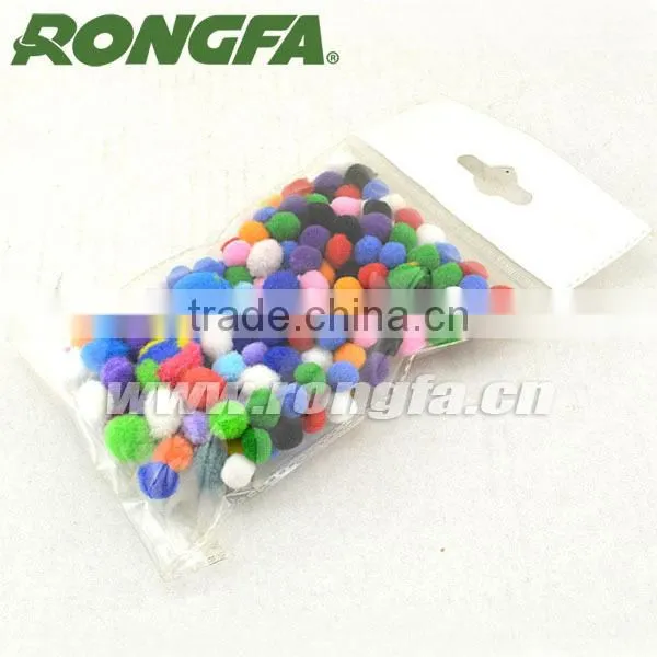 Colorful Craft Pom Poms for Kids DIY photo-6