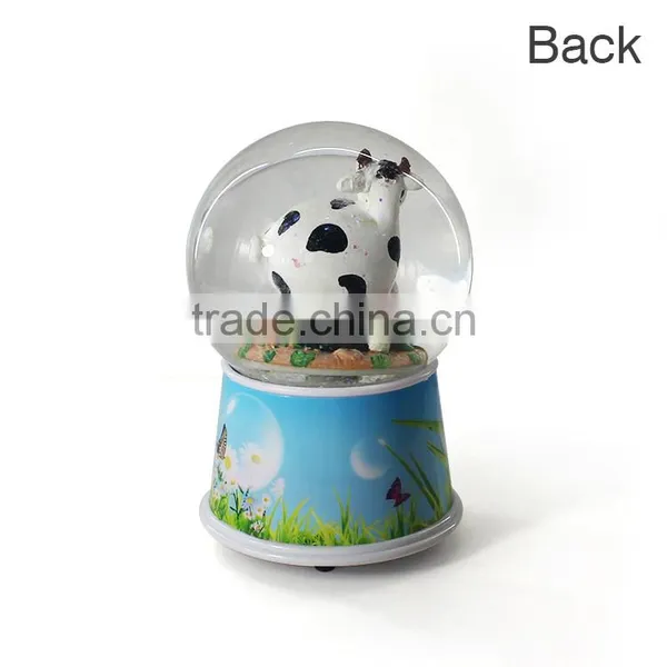 2015 Electric Christms Musical Snow Globe With Blowing Snow photo-3