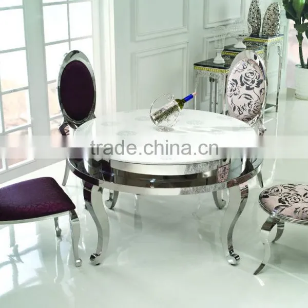 TH351 Guangdong Cheap Price Pedestal Dining Table photo-2
