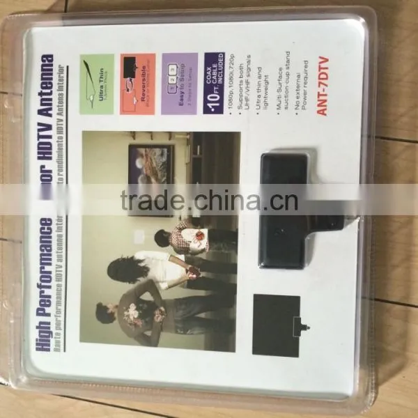 2015 Black Hot Sale New TV Antenna TV Indoor Antenna photo-6