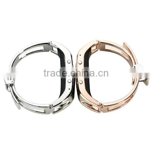 Stainless Steel Smart Watch, Sleep Mornitoring Smart Bracelet, OLED Screen Bluetooth Watch photo-5