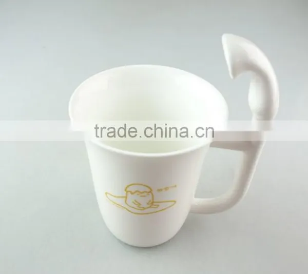 Coffee Mugs,white Ceramic Coffee Mugs.coffee Mugs With Special Handel photo-2