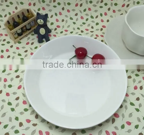 Hot Sale Chinese Bulk Stocked Dinner Ceramic Plate photo-3
