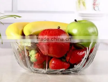 9inch,8inch, 6.5inch 5.5inch, 4.5inch Clear Glass Fruit or Salad Bowl photo-3