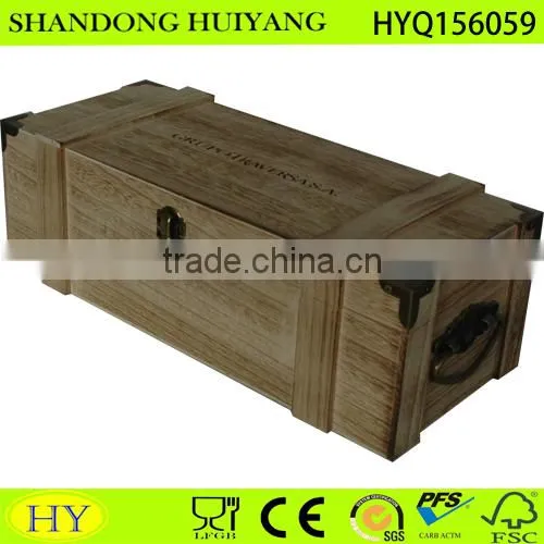 Cheap Custom Wooden Wine Box for Single Bottle photo-2