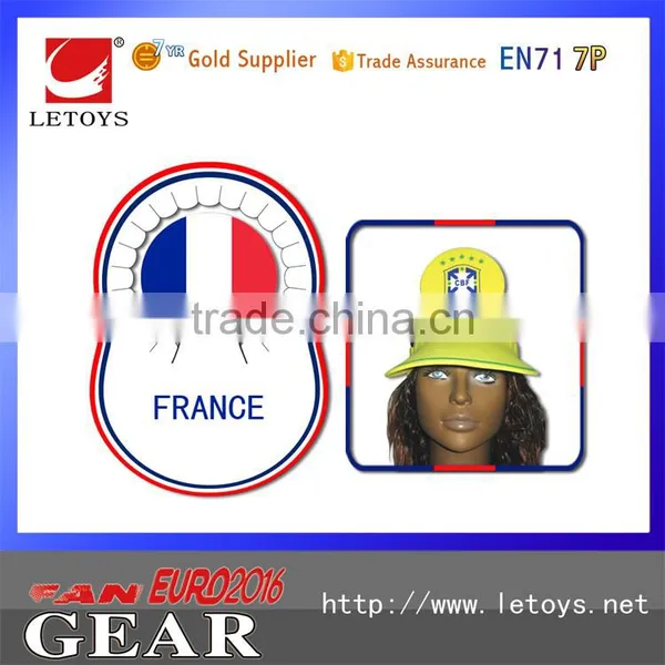 EVA cap with flag imprint Funny shape fashionable eva hat