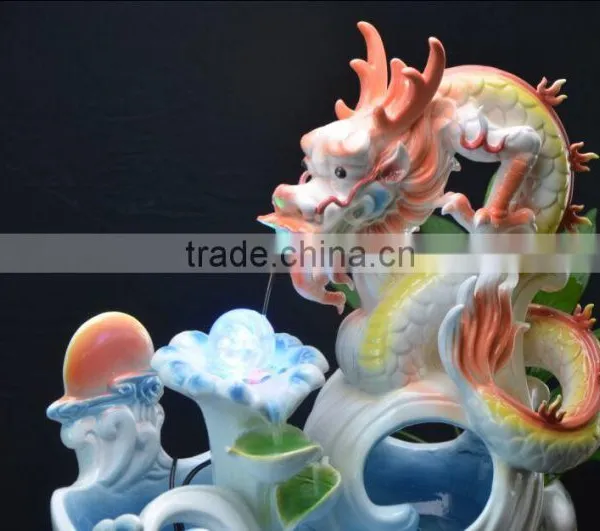 White Ceramic Gift Craft Dragon Ball for Home Decorating photo-3