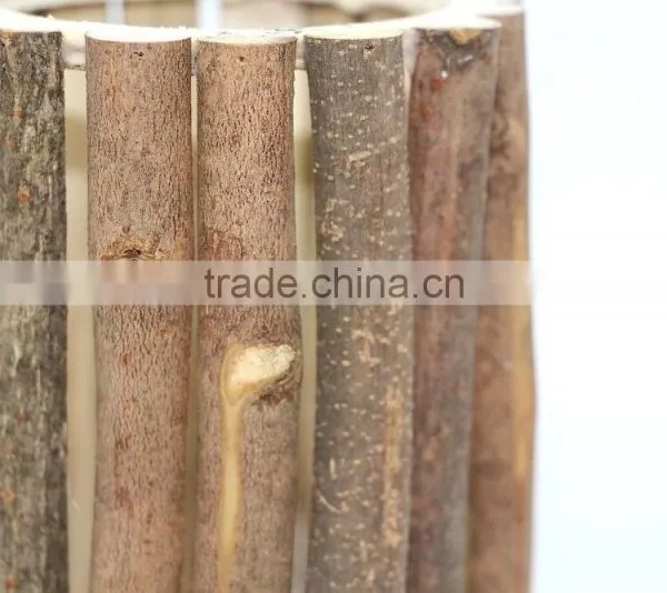 Wooden Pen Holder. Wood Branch Pen Pot, Cylinder Wood Pen Holder photo-3