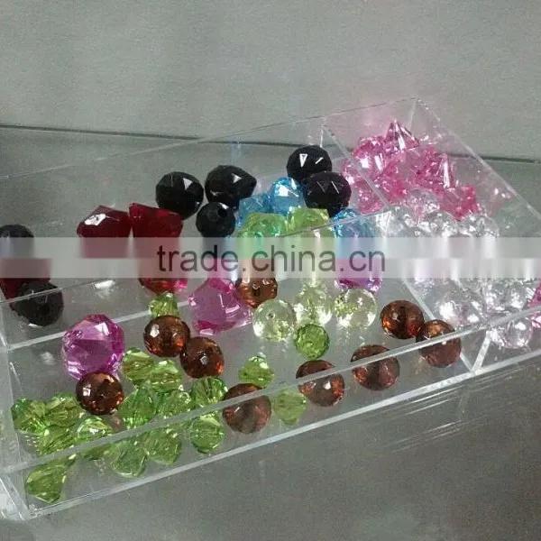 Plastic Artificial Acrylic Crystal Diamond Bead Lucite Bead Gemstone Bead photo-2