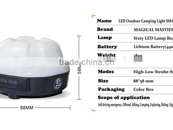 HOT Sale !Rechargeable LED Light ,hiking Camping Fishing Light,outdoor Camping Kit photo-4