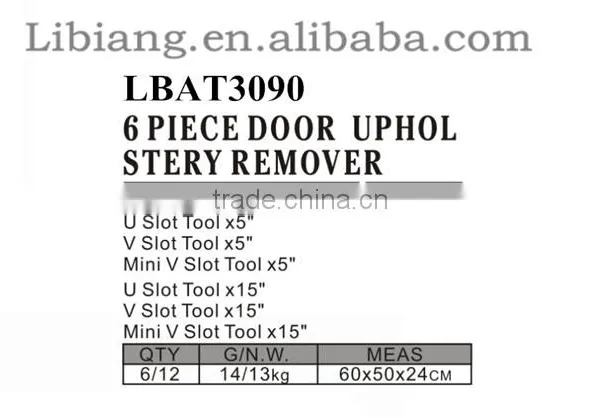 U Slot Tool & V Slot Tool 6pcs Professional Door Upholstery Remover photo-2