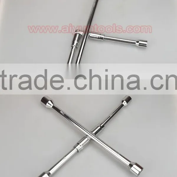 14" Folding Cross Rim Wheel Tyre Wrench Socket Car Auto Tools photo-5