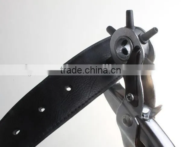 6 Sized Heavy Duty Leather Hole Punch Hand Pliers Belt Holes Punches 8" Punch Plier Duty Punching Plier photo-5