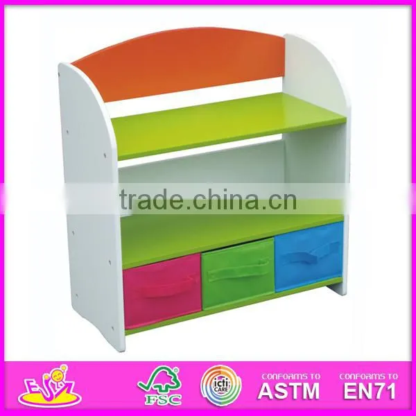 2014 New Kids Wooden Wall Shelf, Popular Children Wooden Wall Shelf and Hot Sale Colorful Baby Wooden Wall Shelf W08C044 photo-3