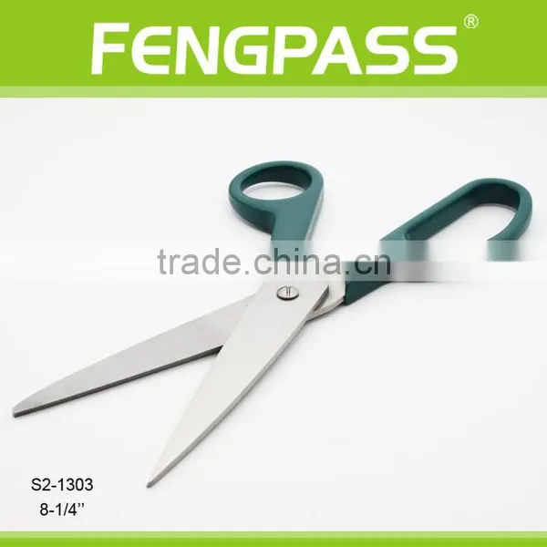 S2-1303 8-1/4" Inch 2CR13 Stainless Steel Blade With PP Handle Paper Cutting Scissors For Shape Cutting photo-4