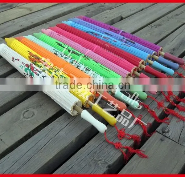 High Quality Wedding Silk Parasol in Bamboo Crafts photo-6