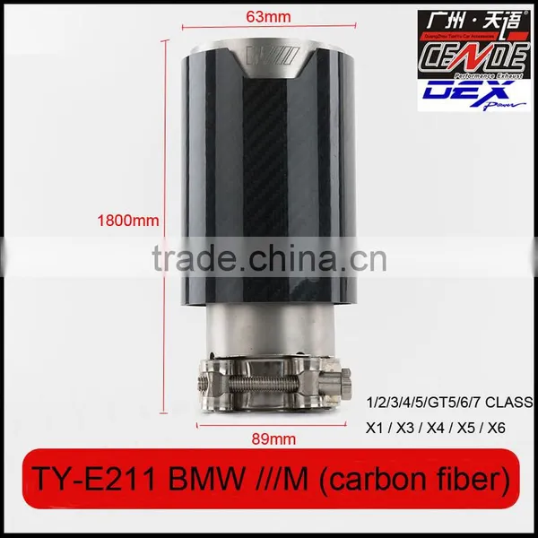 Auto Tuning Stainless Exhaust Tips Laser M Polish for Bmw photo-2